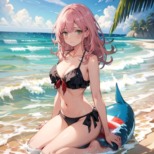 サメは押しつぶされたらしい。