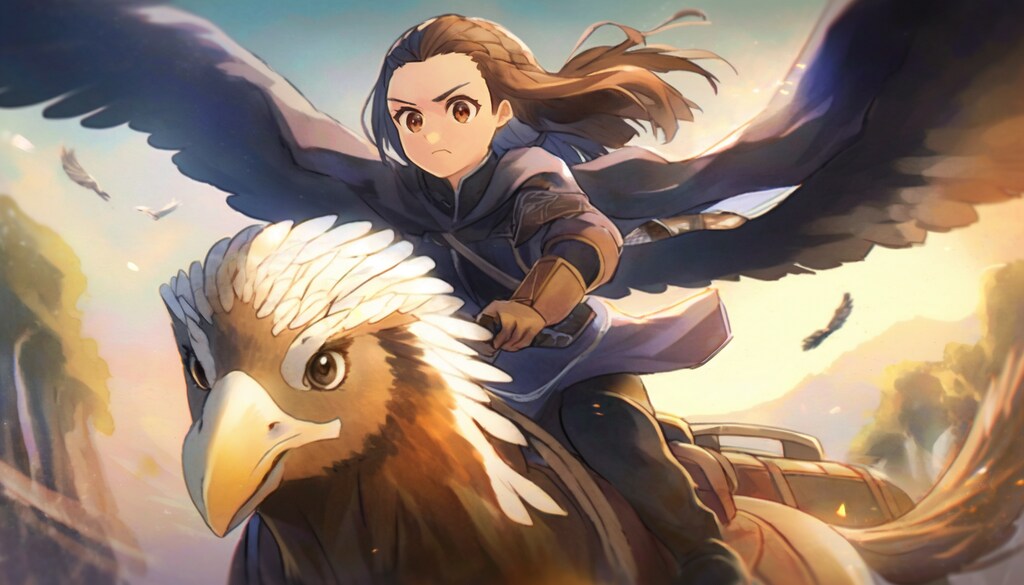 グリフォン＆少女