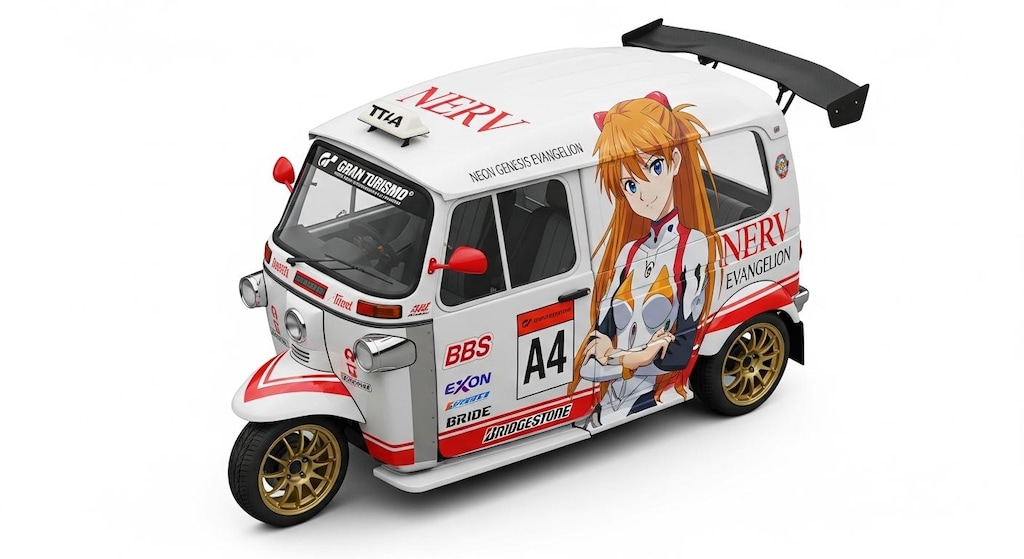 オート三輪新世紀エヴァンゲリオン痛車レーシングカー