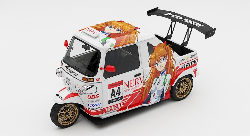 オート三輪新世紀エヴァンゲリオン痛車レーシングカー