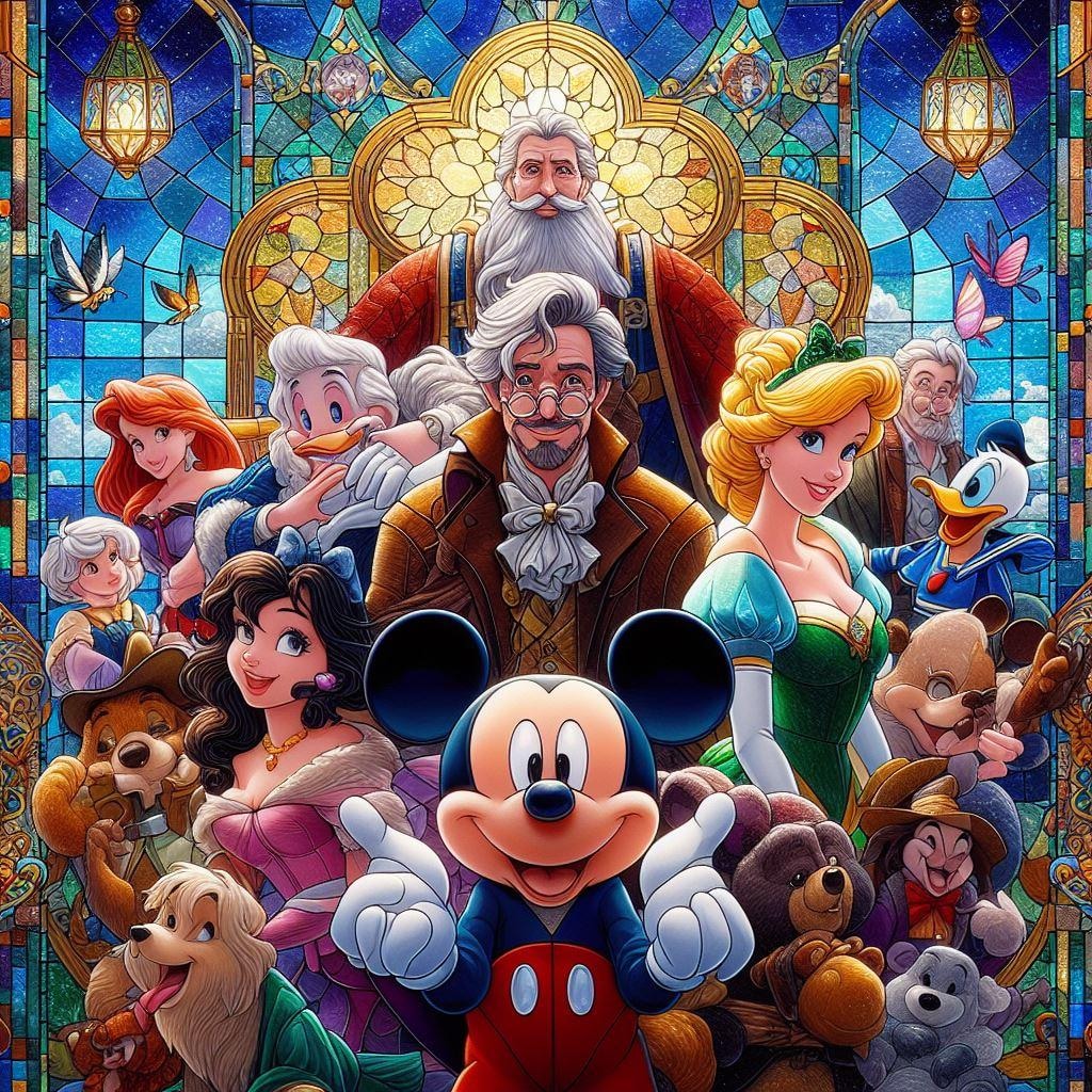 東京ディズニーリゾート40周年記念ステンドグラス