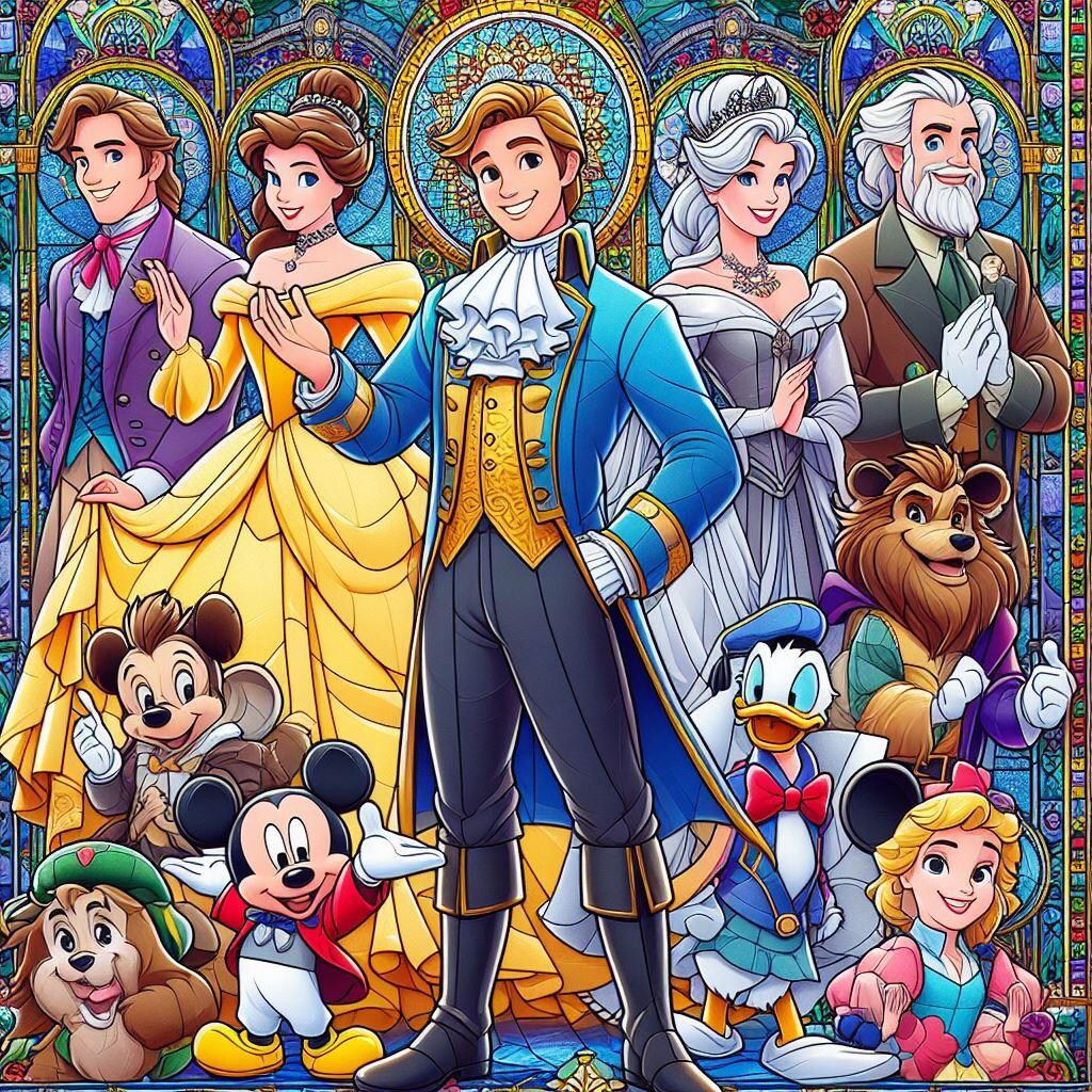 東京ディズニーリゾート40周年記念ステンドグラス