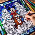 東京ディズニーリゾート40周年記念ステンドグラス 8枚目