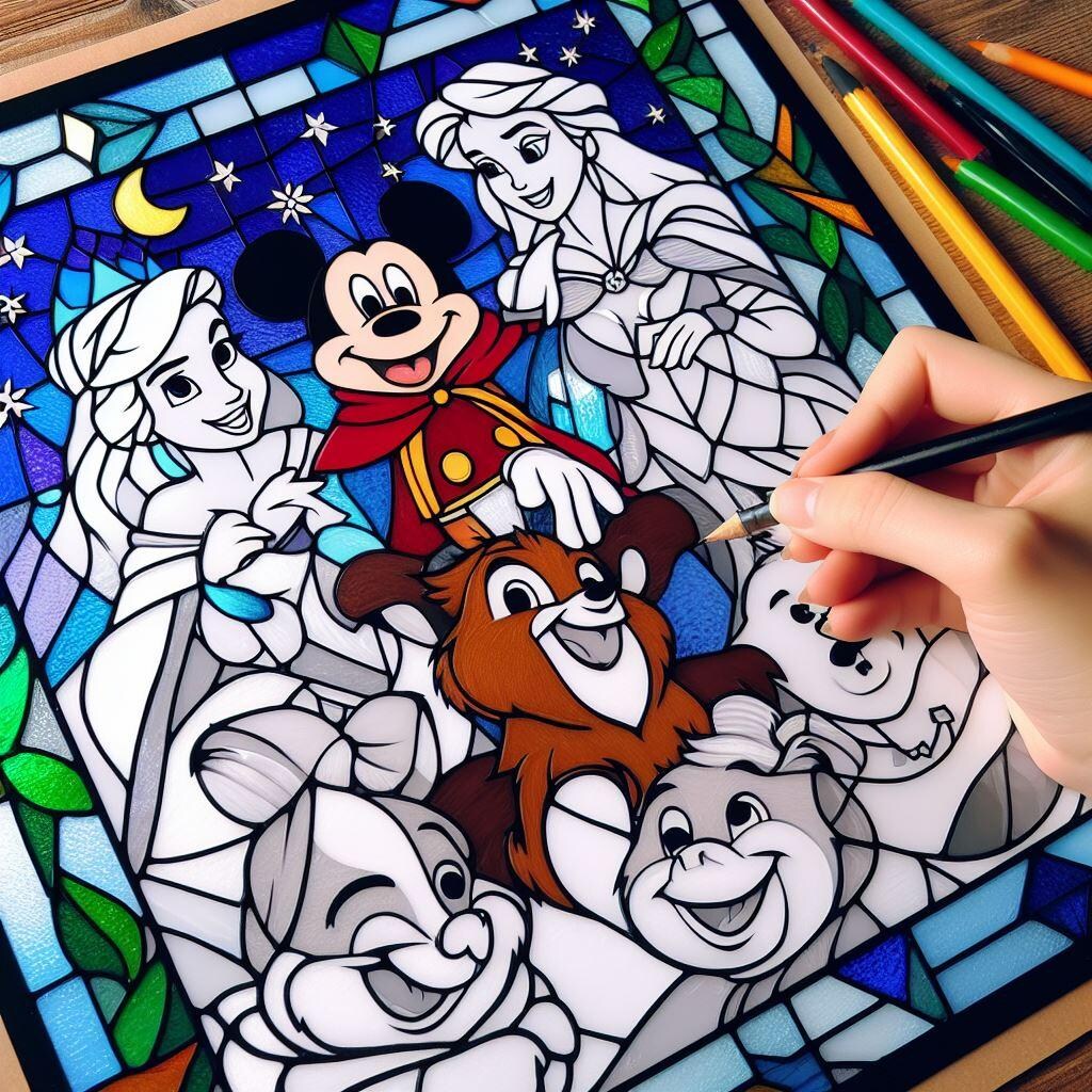 東京ディズニーリゾート40周年記念ステンドグラス