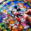 東京ディズニーリゾート40周年記念ステンドグラス 5枚目