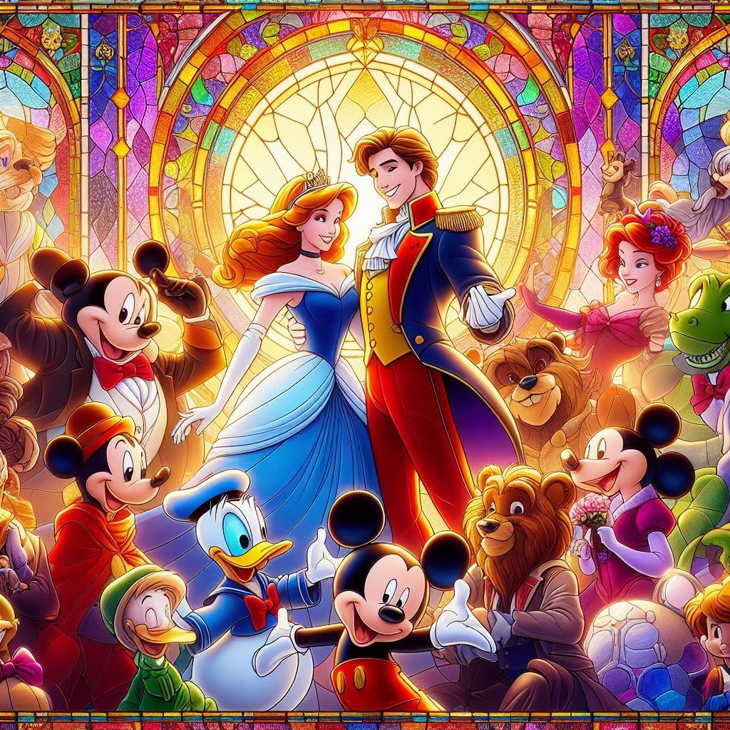 東京ディズニーリゾート40周年記念ステンドグラス