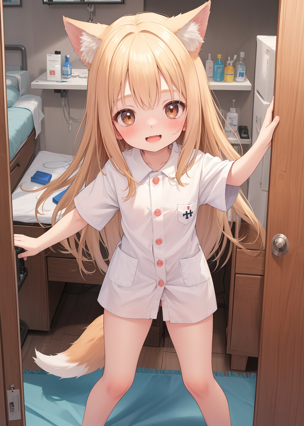こら～っ！注射から逃げるな！！！