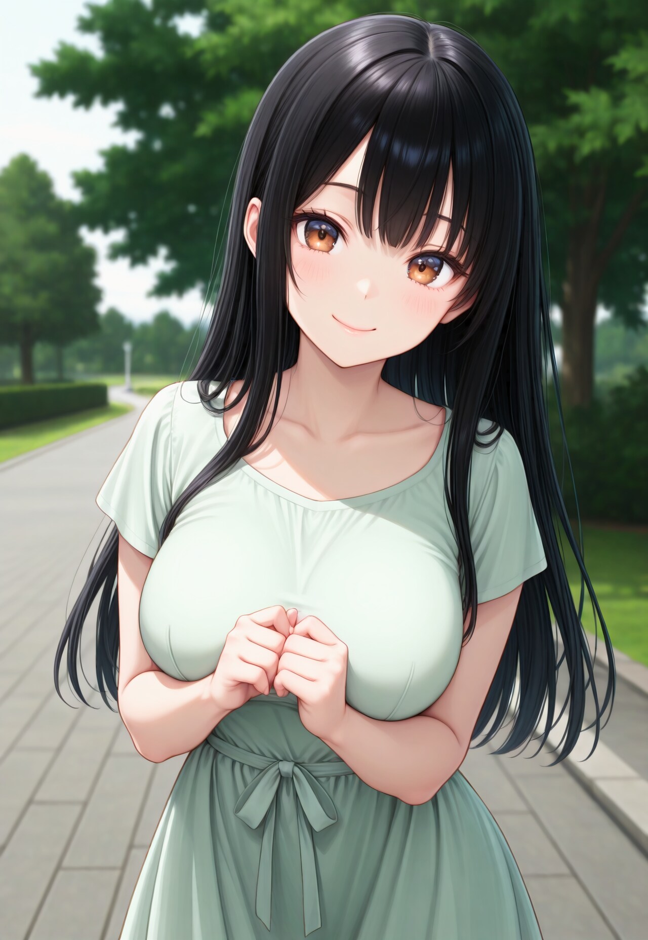 564（薄緑のワンピ）