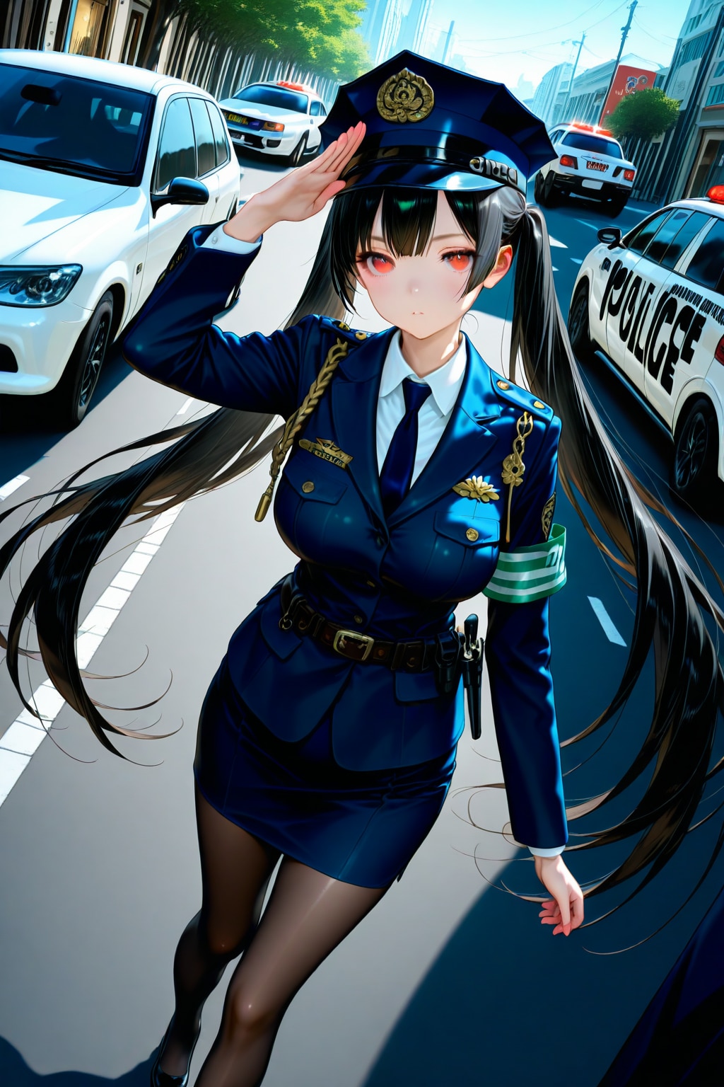 婦警さん。