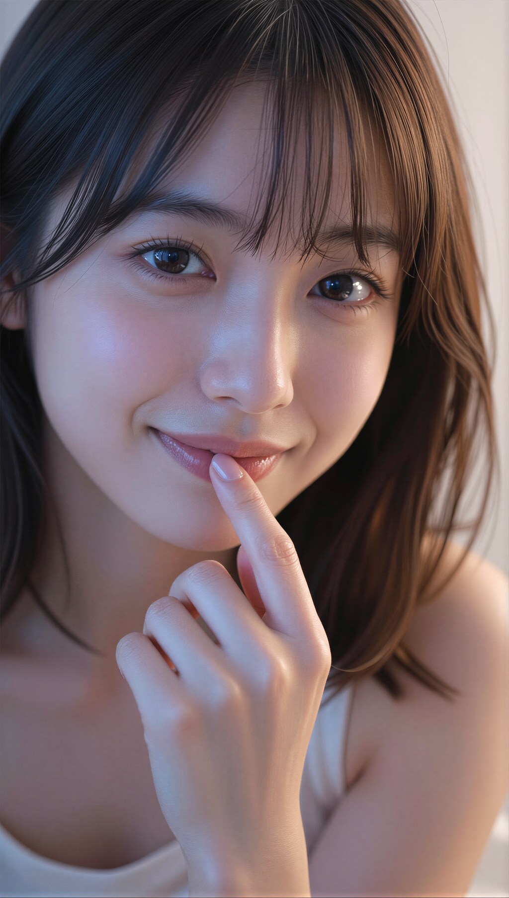 唇に触れる指先 4