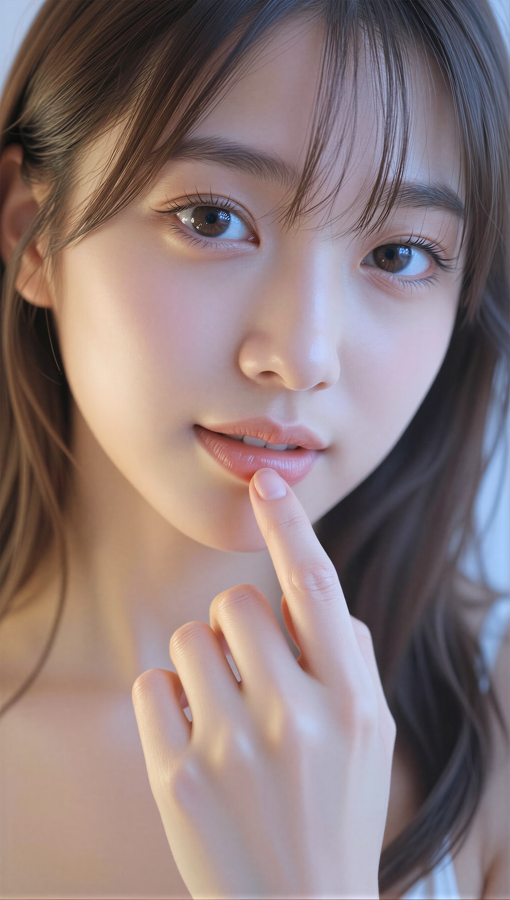 唇に触れる指先 4