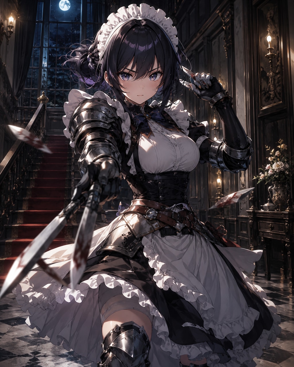 アーマーメイドの投げナイフ
