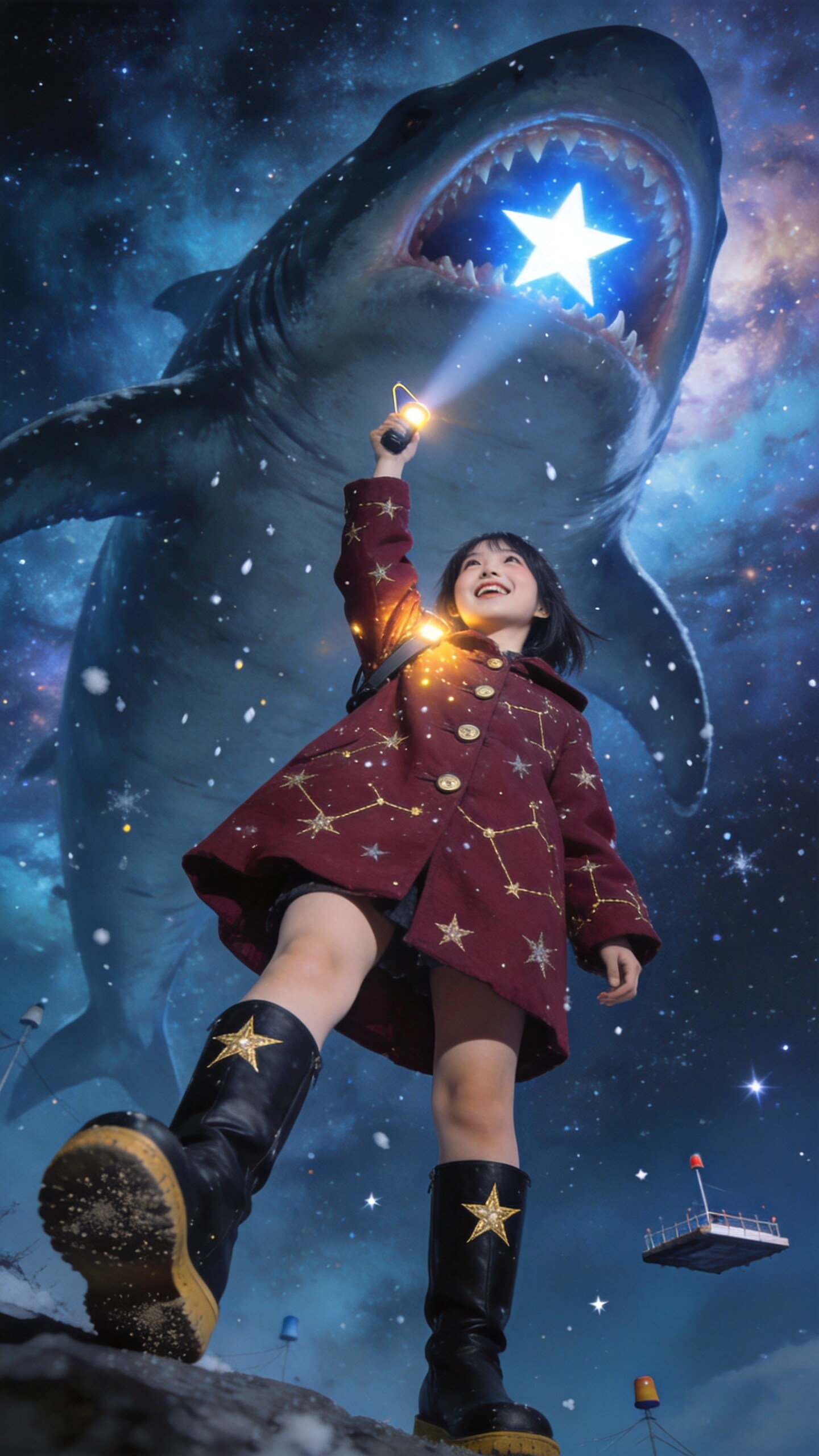 Guided by the Falling Star