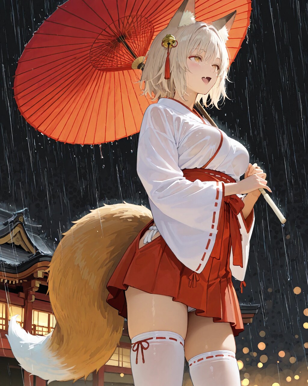 でも、濡れっちゃった