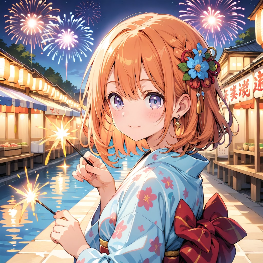 夜になると　涼むには丁度いいって　熱帯夜だぞ！ | の人気AIイラスト・グラビア