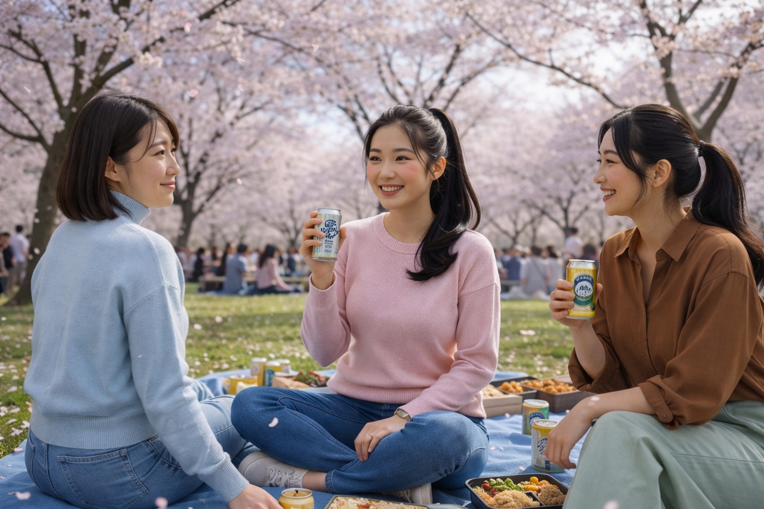 お花見に来ておもらし