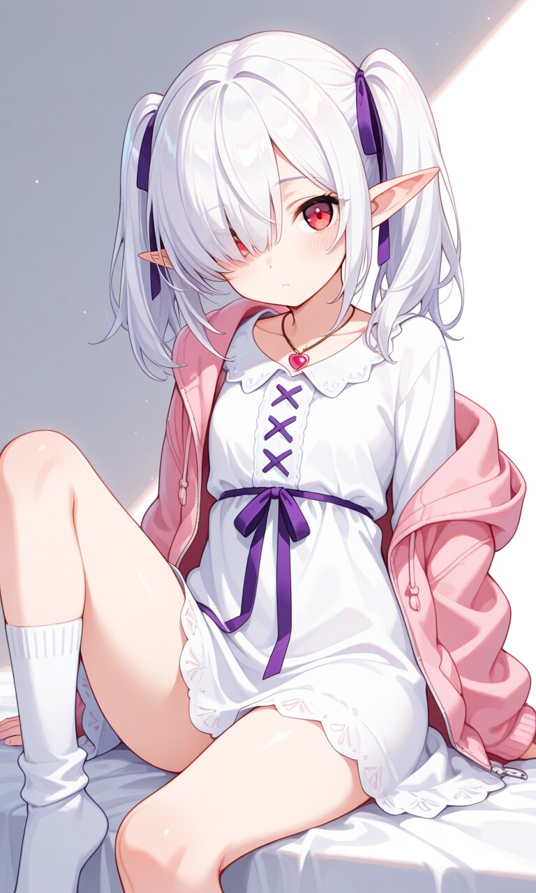 たまには違うリボンのシロネさん