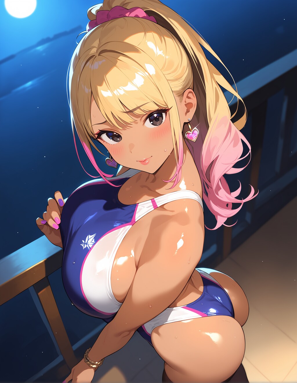 ワンピース水着♪ギャル♡