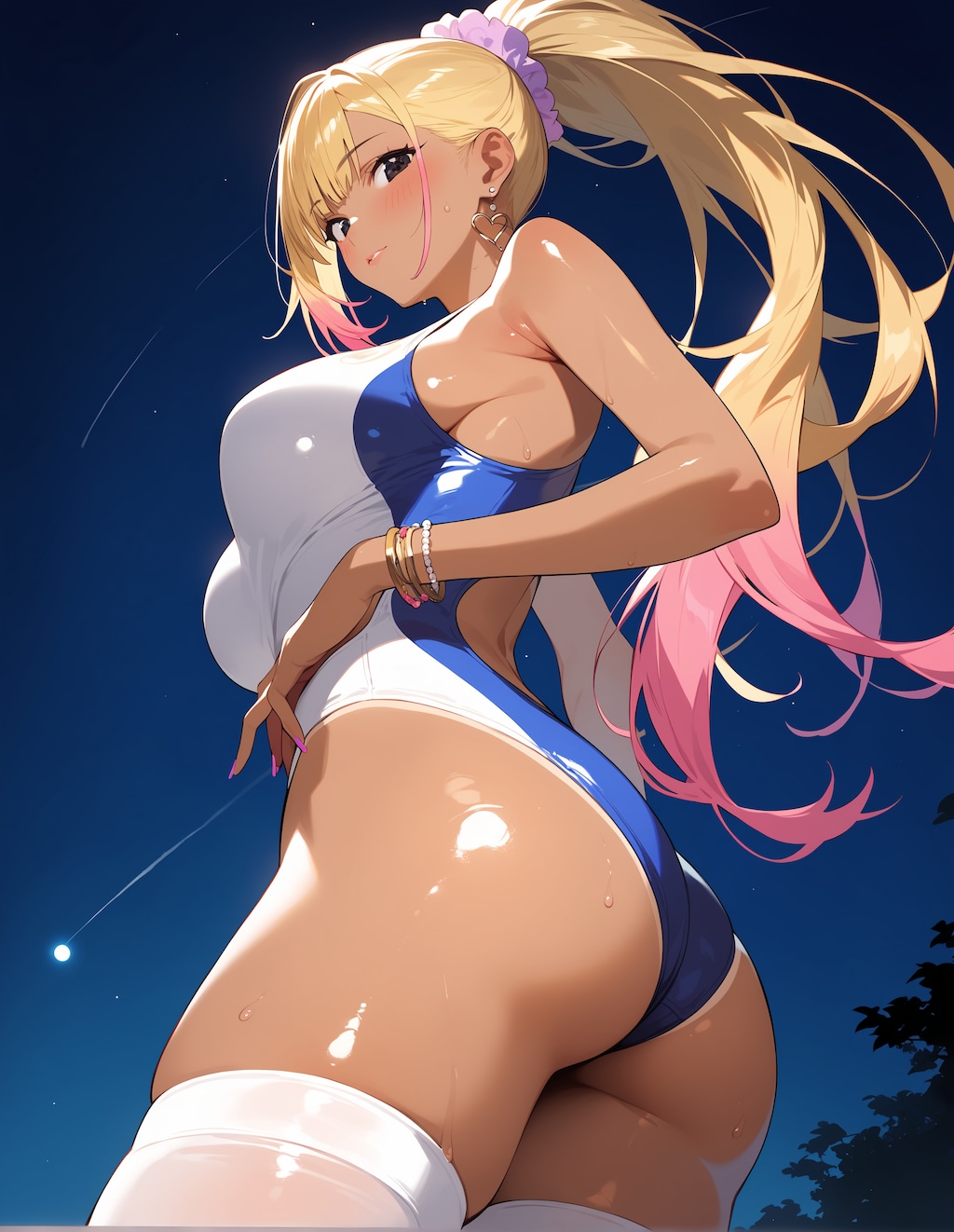 ワンピース水着♪ギャル♡