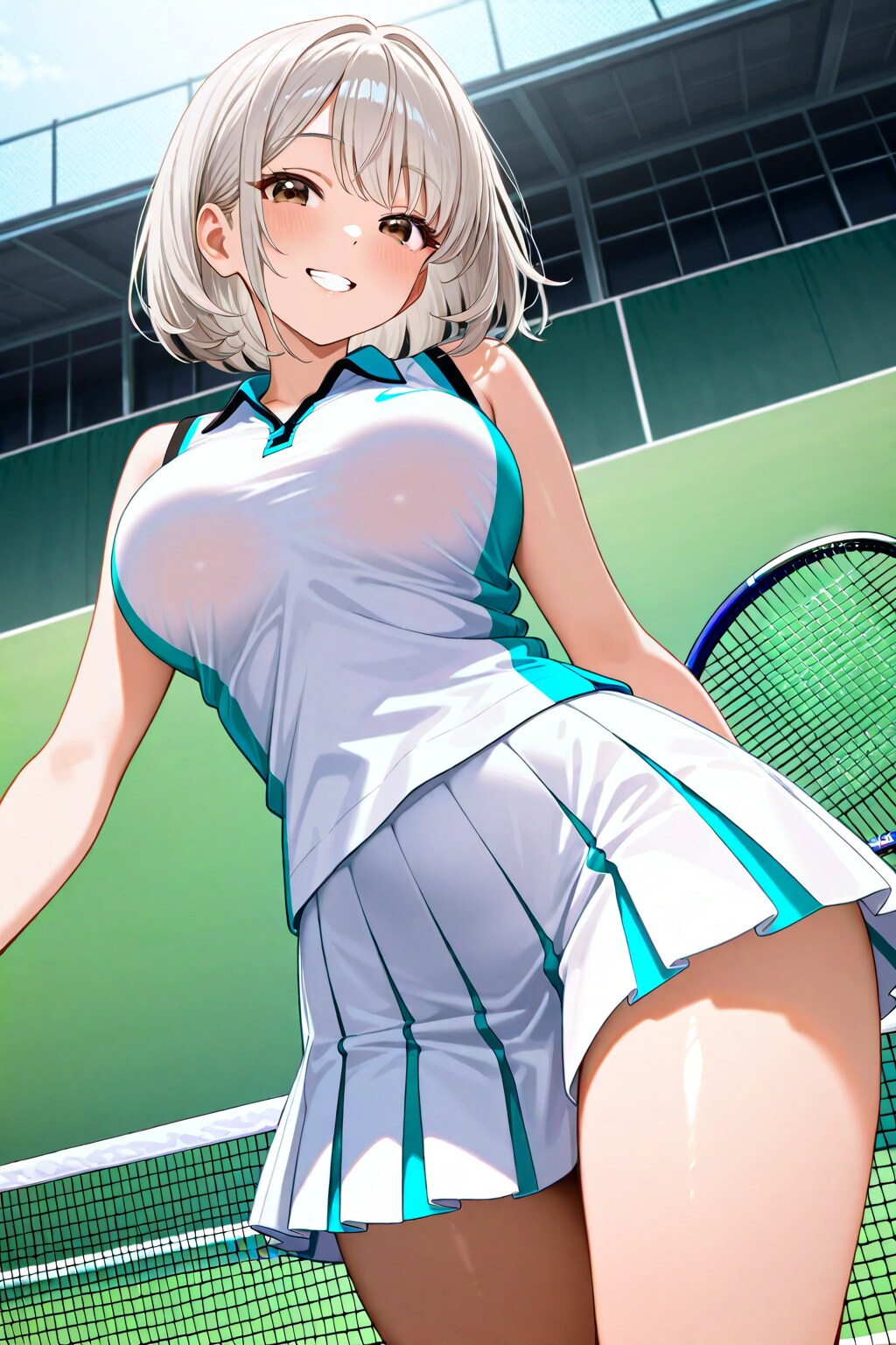 テニスする彩翔ちゃん