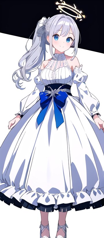白ドレス
