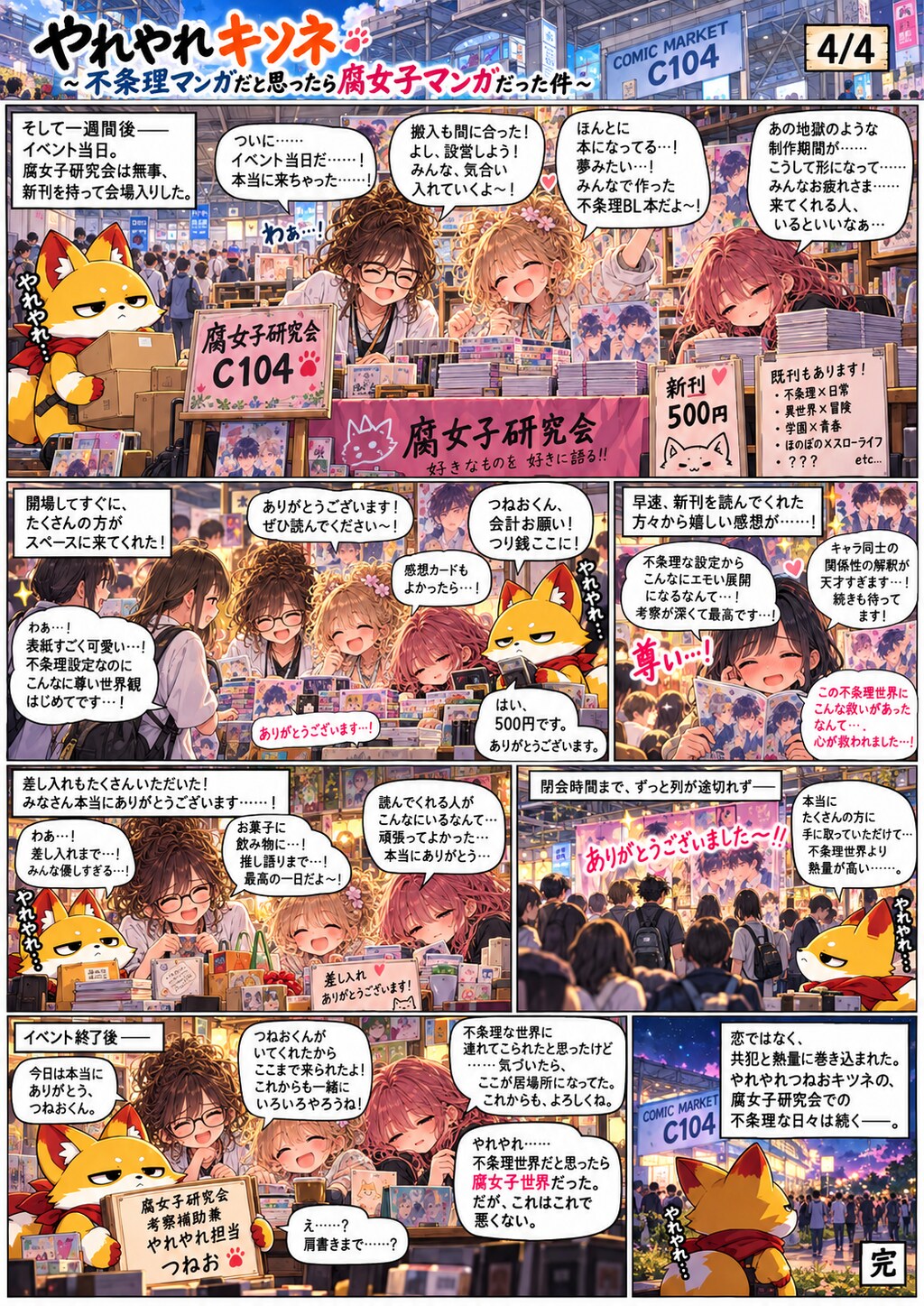 やれやれキツネ、不条理な世界の旅