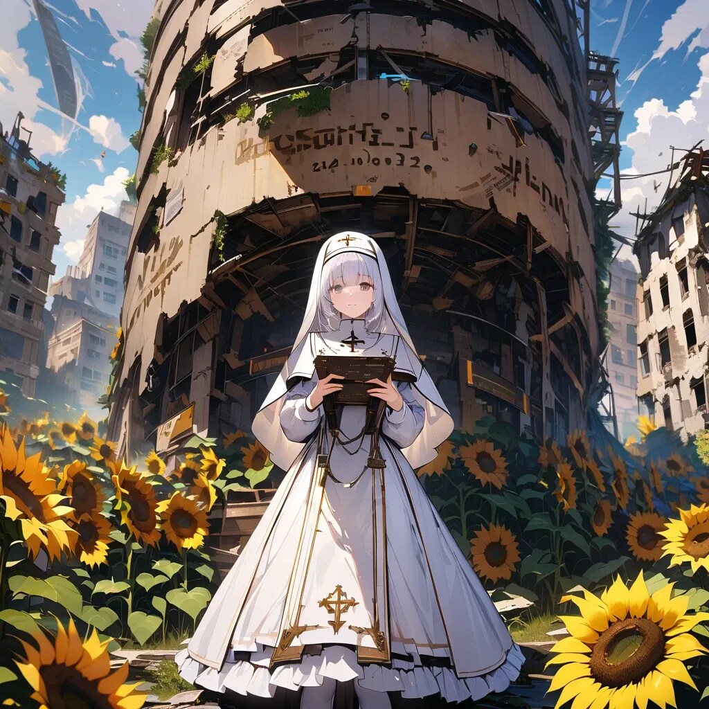 廃墟探索と白の聖歌隊 | の人気AIイラスト・グラビア