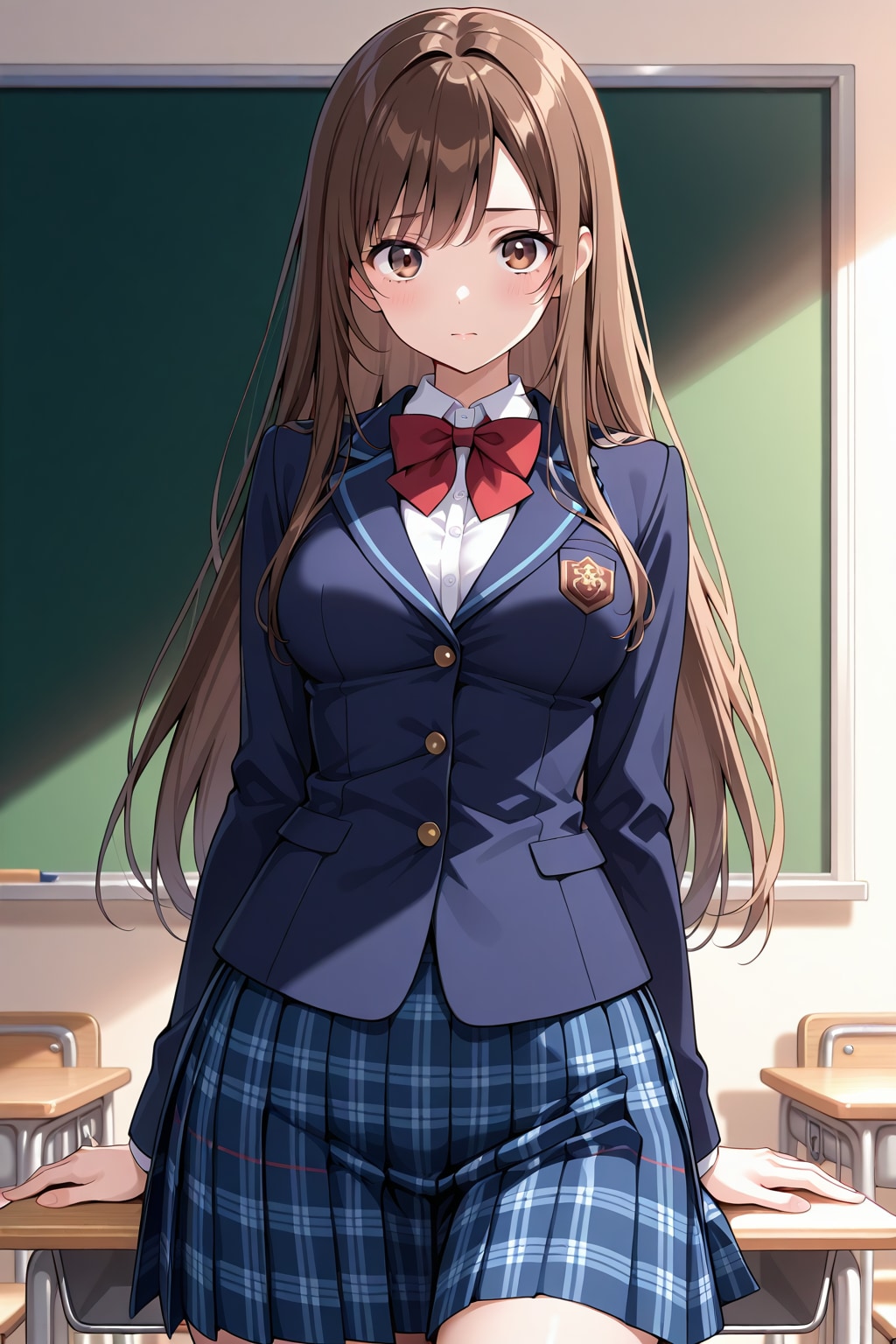 茶髪の女の子