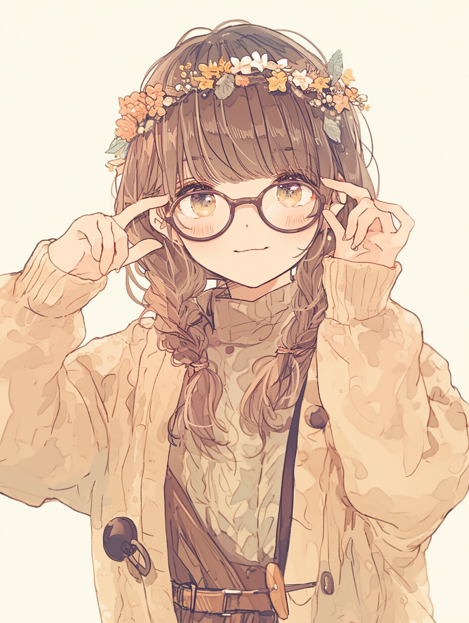 眼鏡娘。