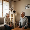 猫と老人 5枚目