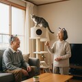猫と老人 6枚目