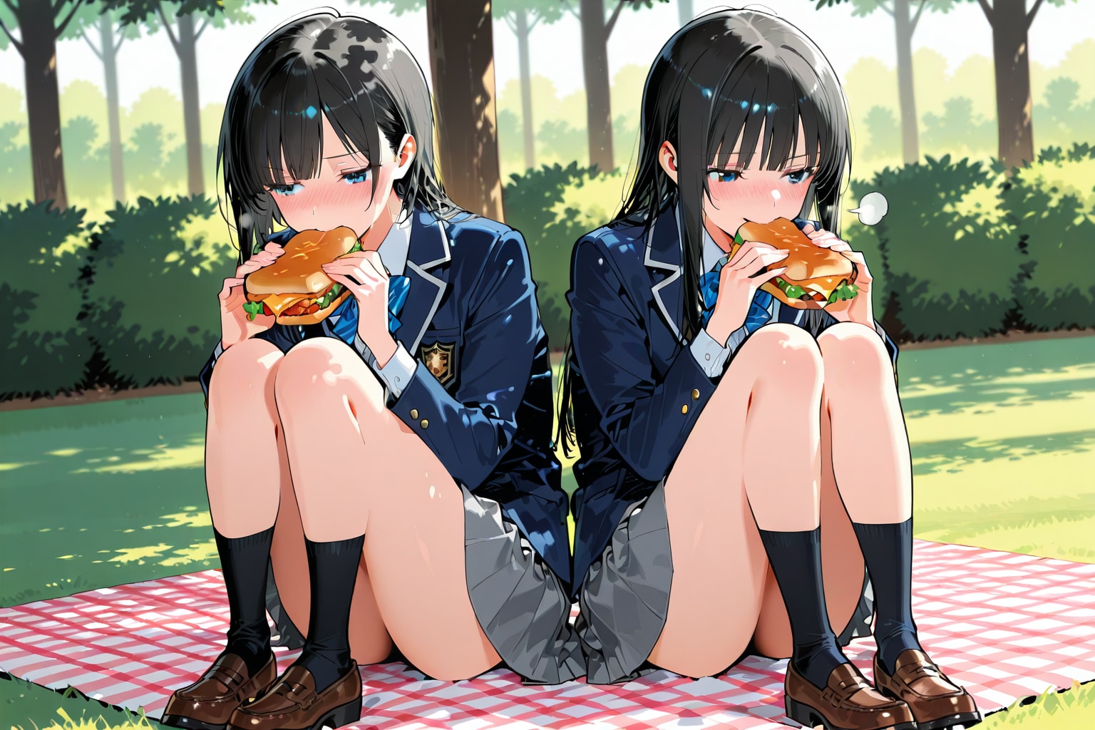 ホットサンドを楽しむ日 | の人気AIイラスト・グラビア