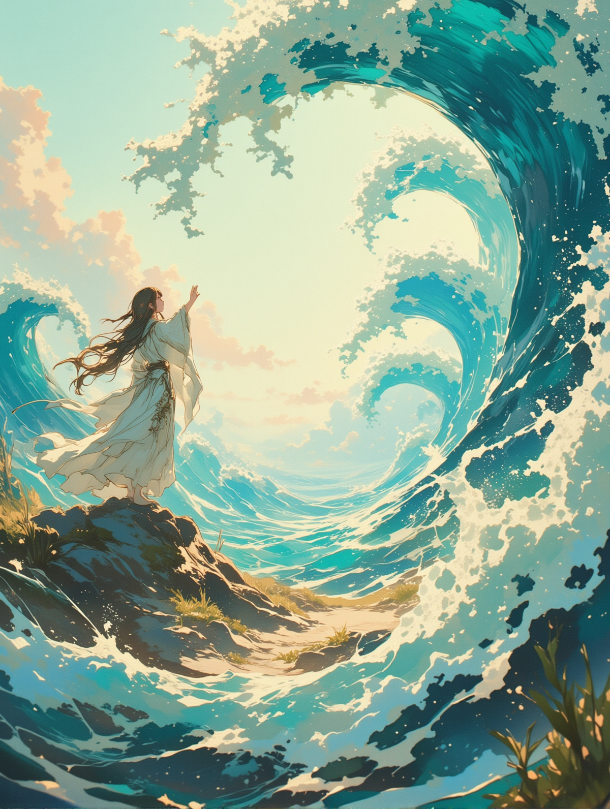 海の巫女_81 | の人気AIイラスト・グラビア