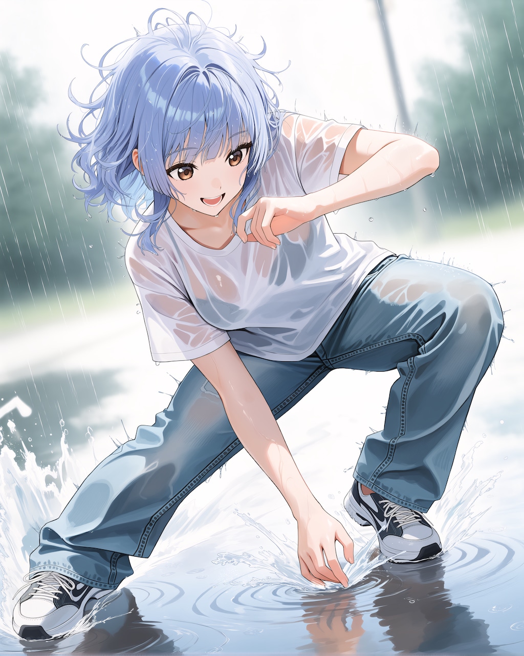Dancing in the rain