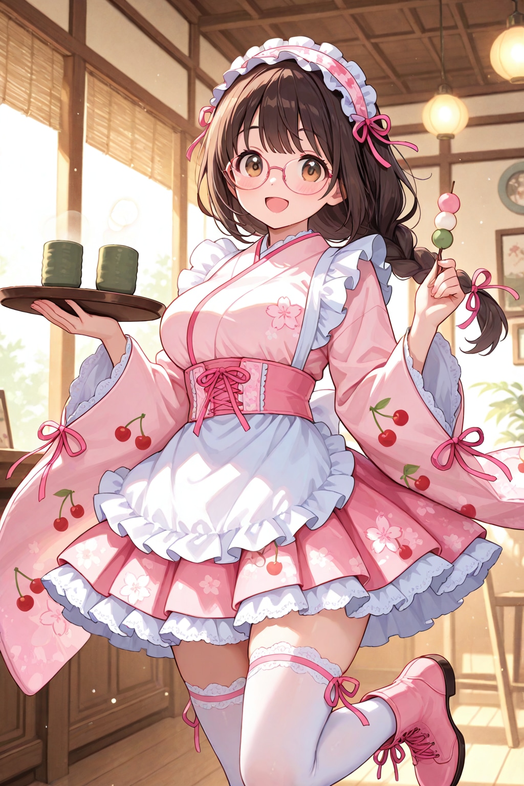 今日は和風喫茶