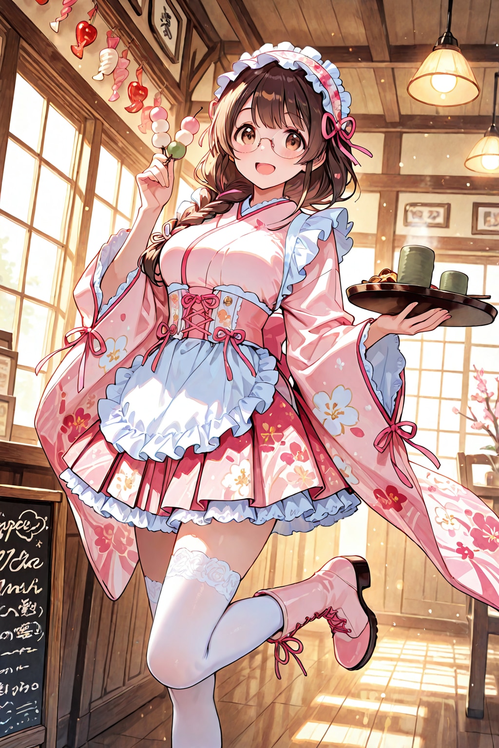 今日は和風喫茶