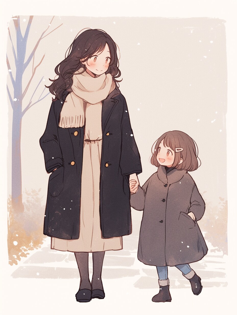 母と娘160 | の人気AIイラスト・グラビア