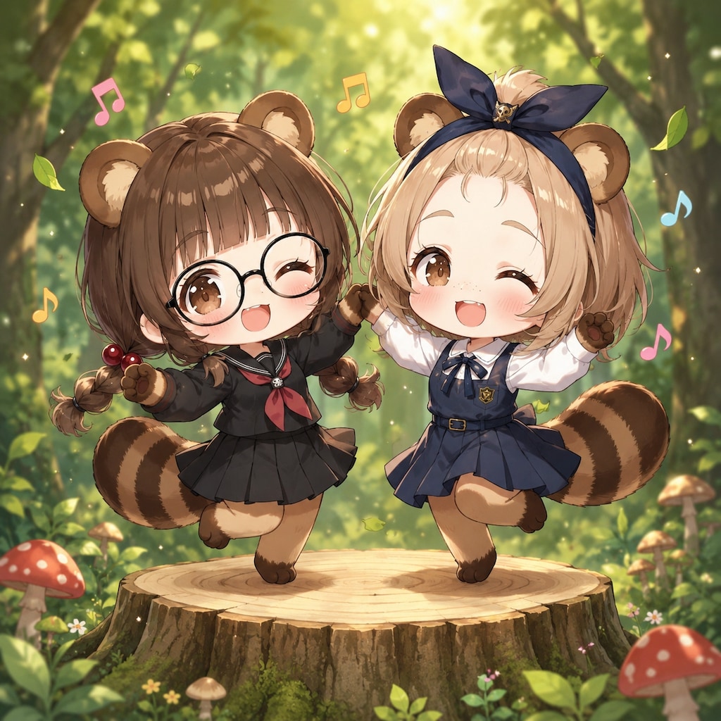 タヌキになっちゃった！