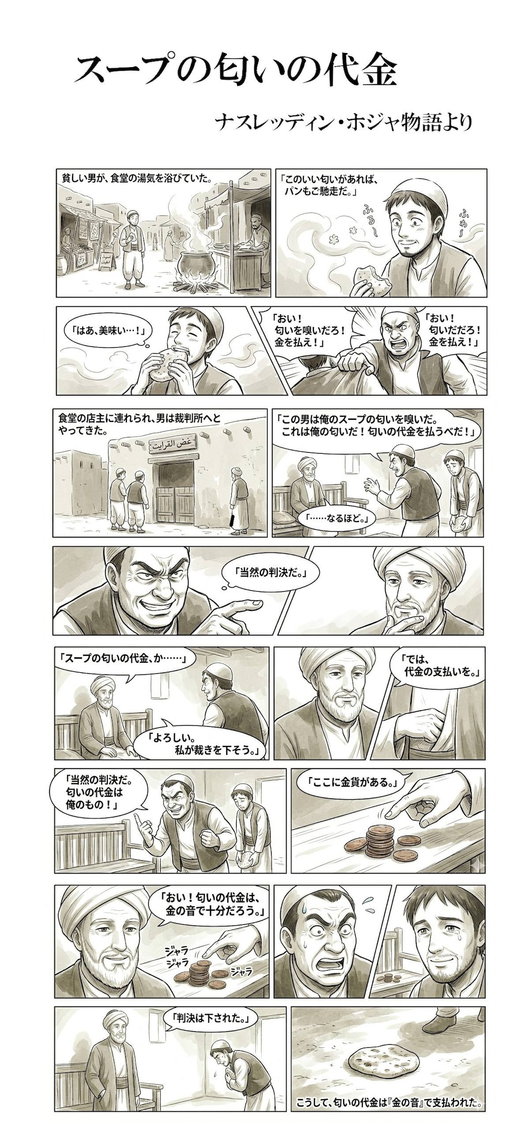 マンガ「スープのに匂いの代金」（ジェミニ）
