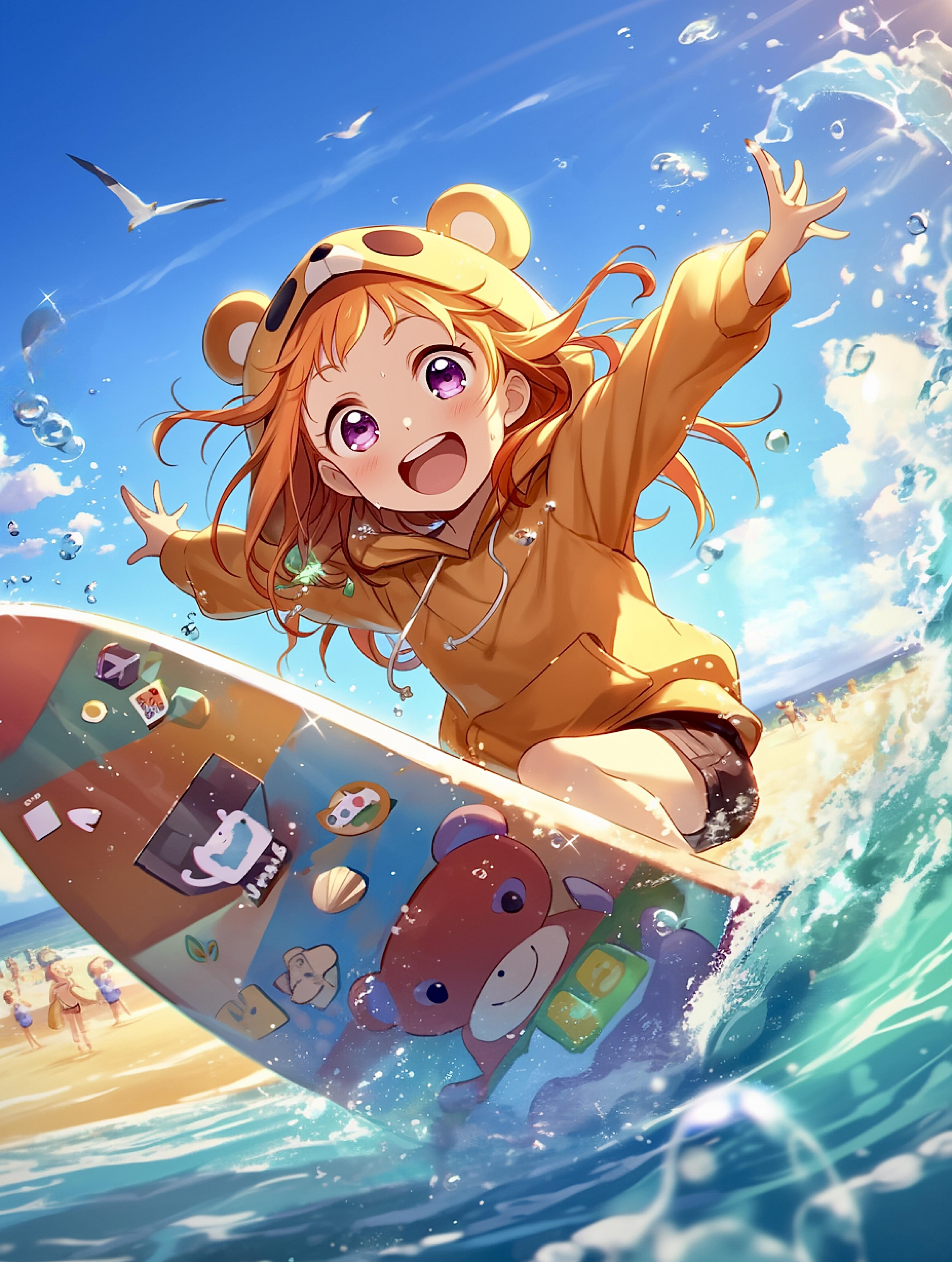 波乗り✖︎くま娘🐾