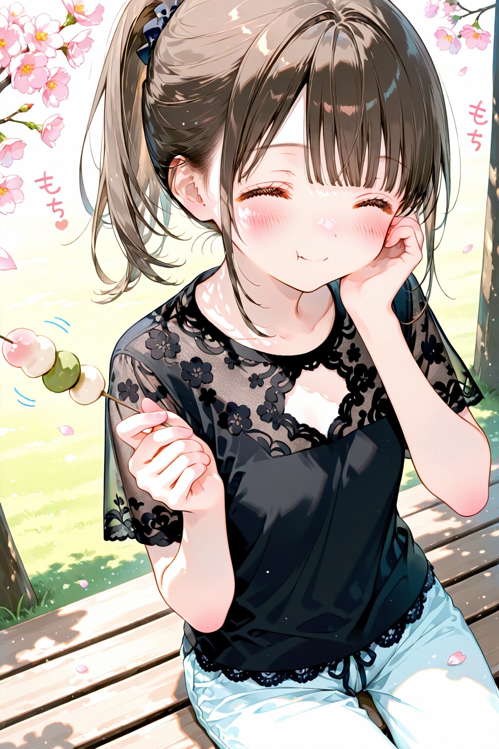OFFの時は「花より団子」な雫ちゃんですｗ