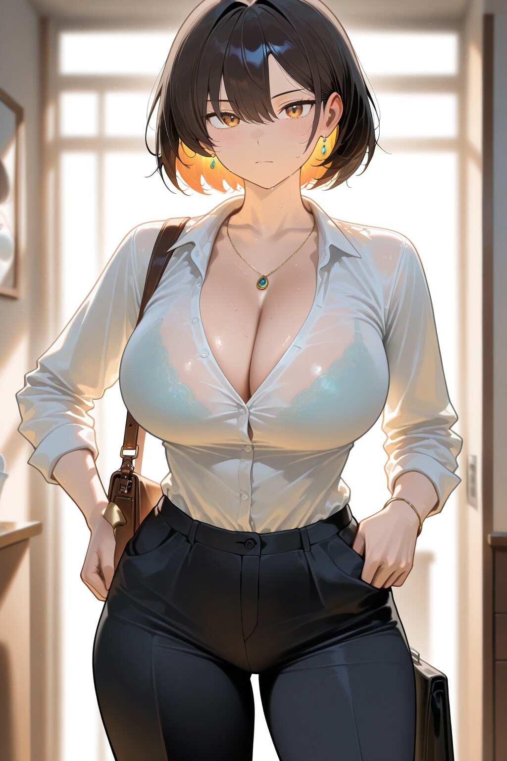 透けてる？水着だから問題無いだろう