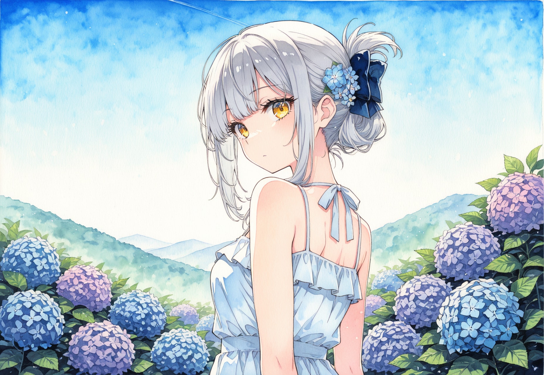 看板娘　flowers