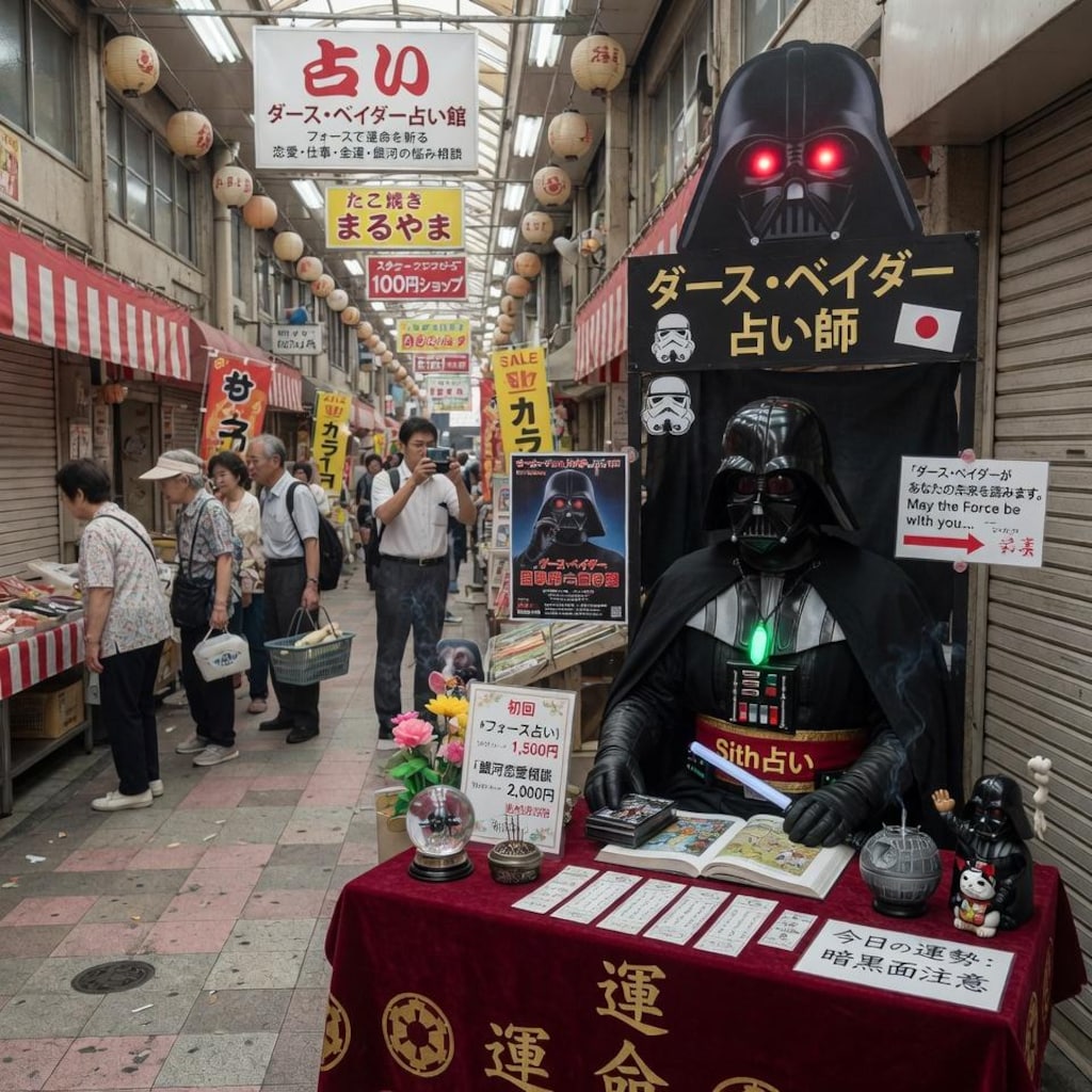 商店街の占い師