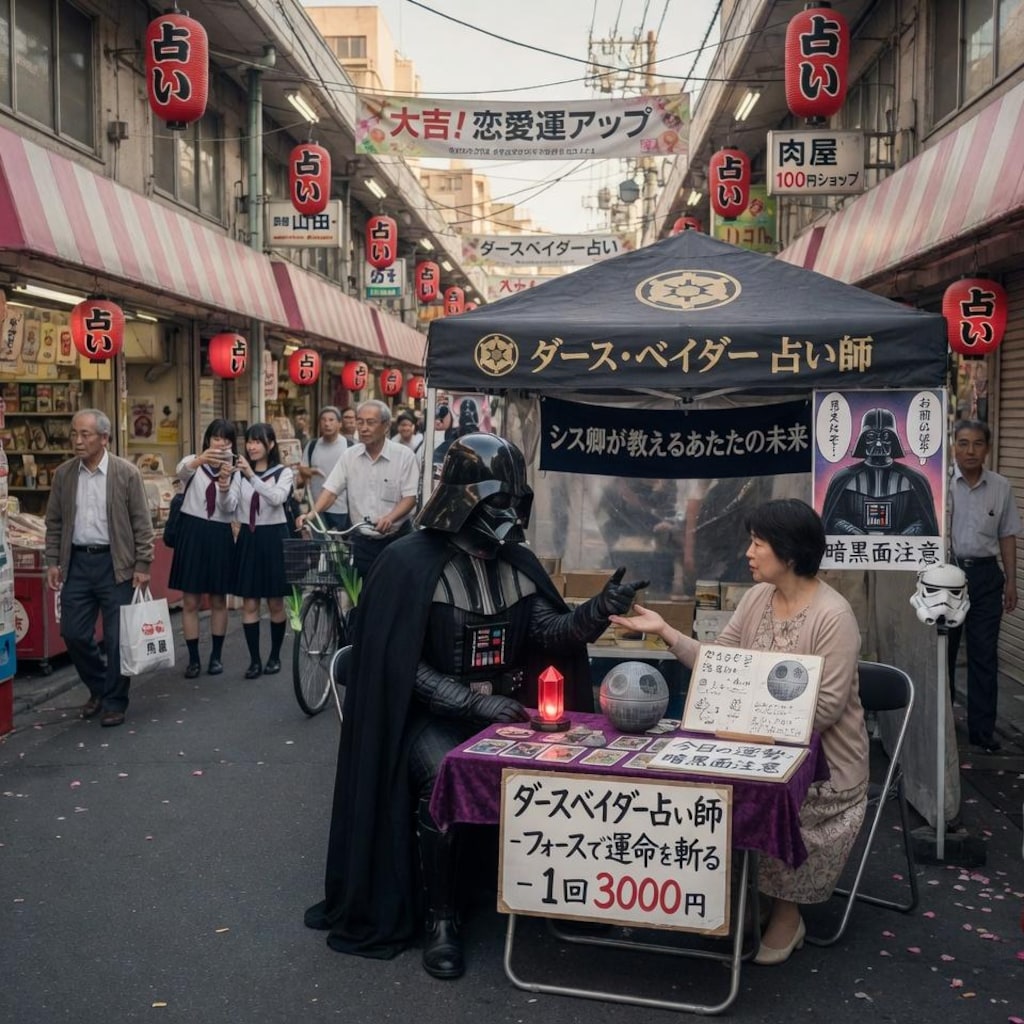 商店街の占い師