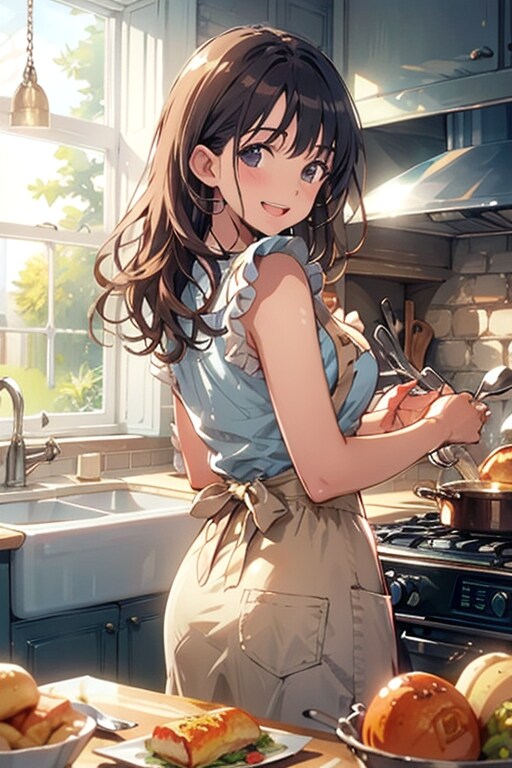 おはよっ、朝ごはんもうすぐだからねっ