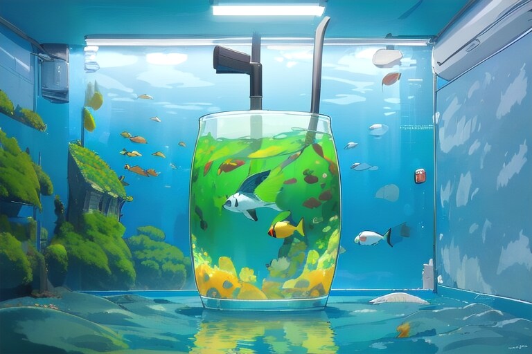 マジックミラー水槽