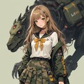 HiGHScHOOL+WaRS 迷彩女子高生 10枚目