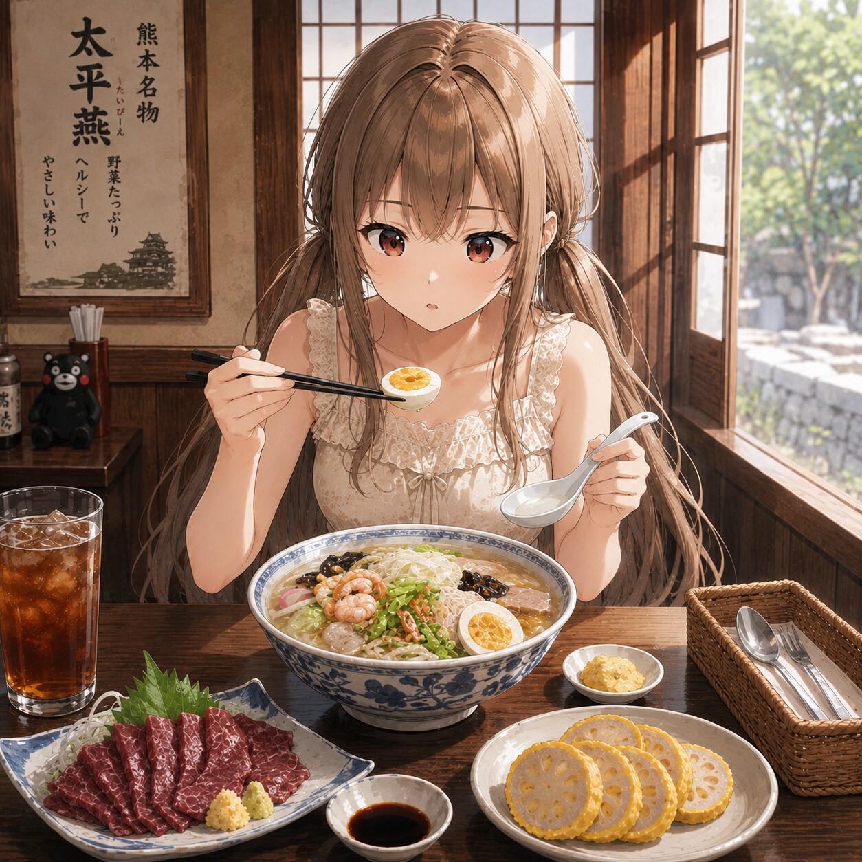 梢とランチ（５７）太平燕、うまかばい！！（おいしいよ！！） | の人気AIイラスト・グラビア