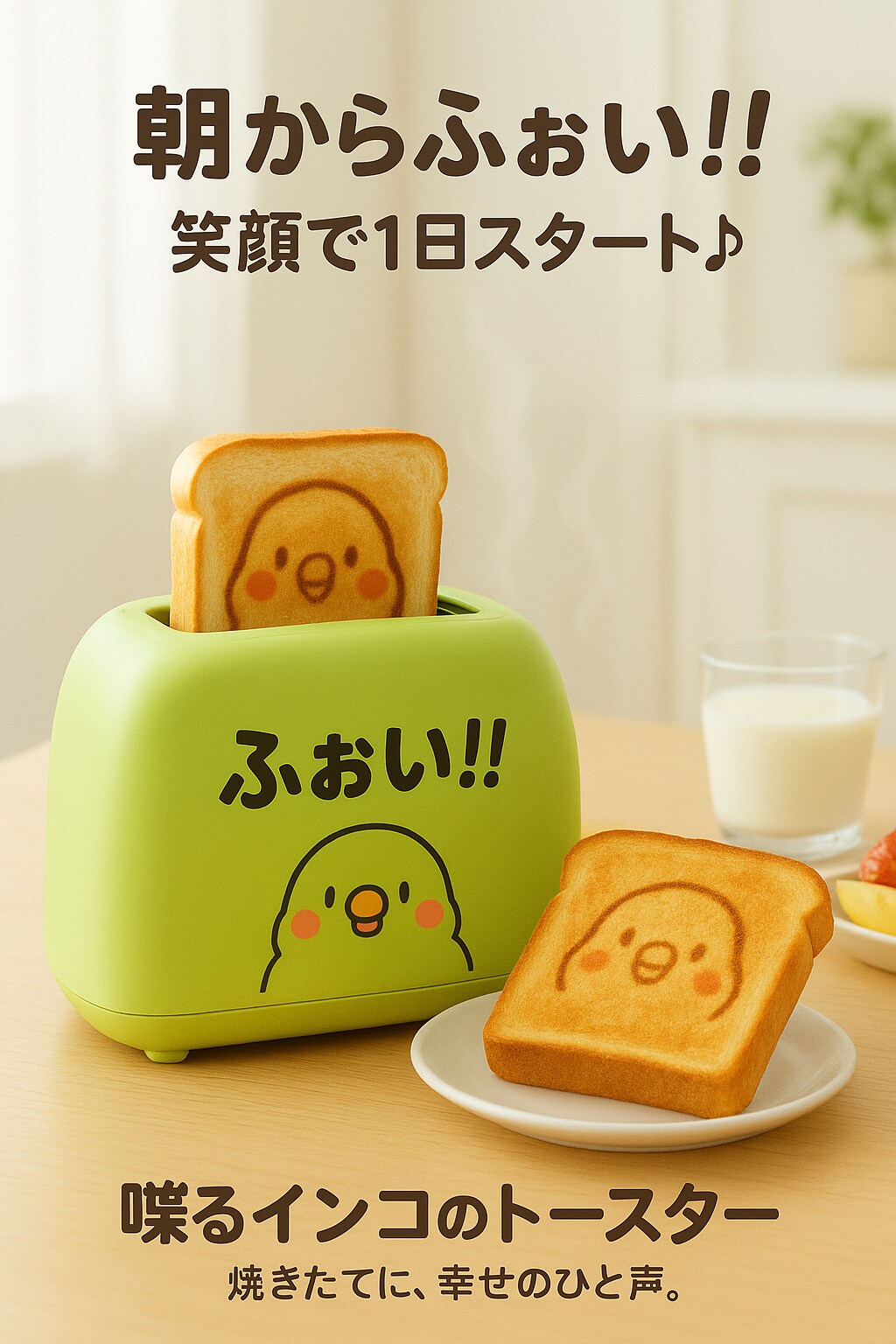 喋るインコのトースター | の人気AIイラスト・グラビア